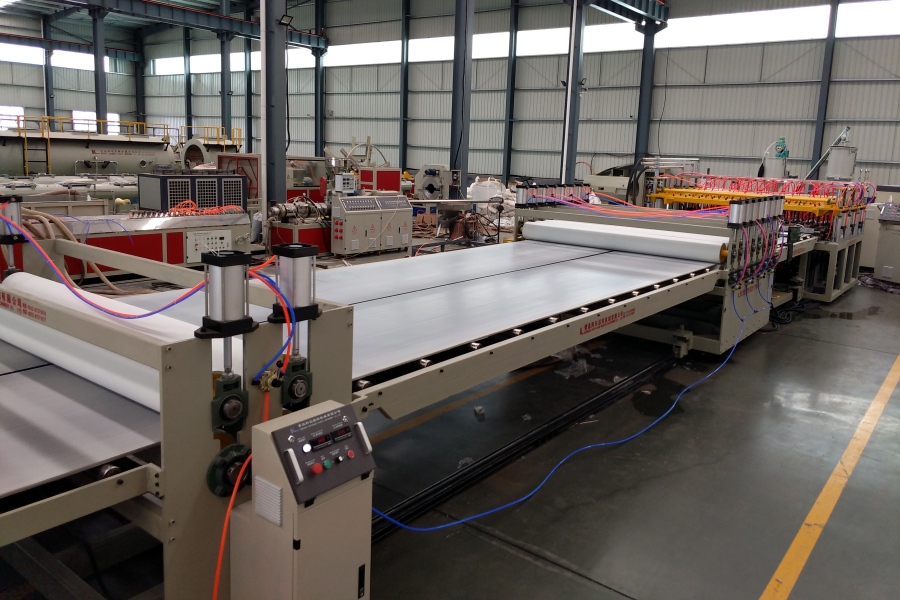 PP PE PS ABS Plastic Hollow Board Extrusion Line